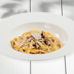 Паста с говядиной в перечном соусе