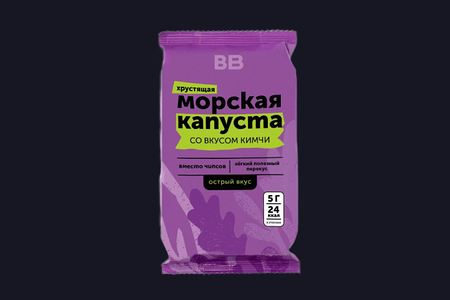 Морская капуста хрустящая со вкусом кимчи