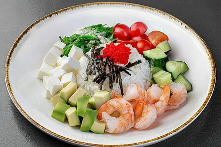 Поке с креветками