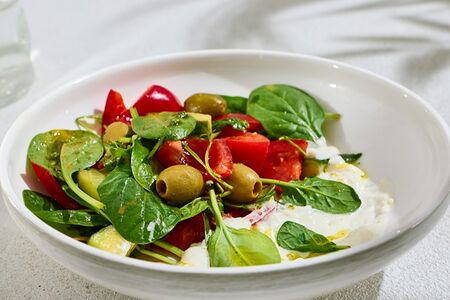 Салат Греческий с муссом из Феты