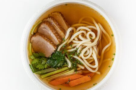 Куриный суп с лапшой 