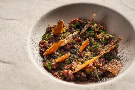 Тартар из оленины 