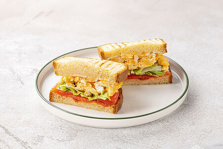 Сэндвич на бриоши лосось-юдзу