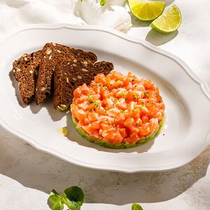 Тартар из лосося