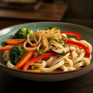 Лапша Удон с овощами