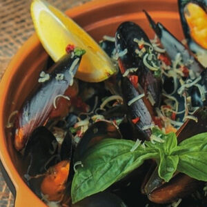 Испанские мидии в томатном соусе