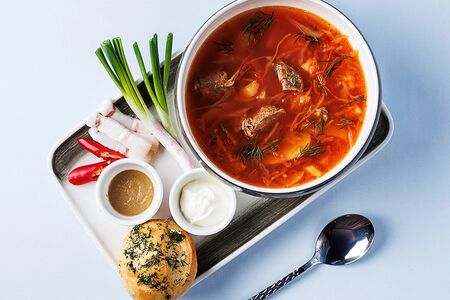 Борщ с говядиной