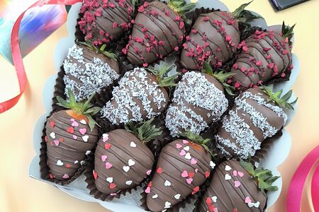 Клубника в шоколаде Callebaut №120-12