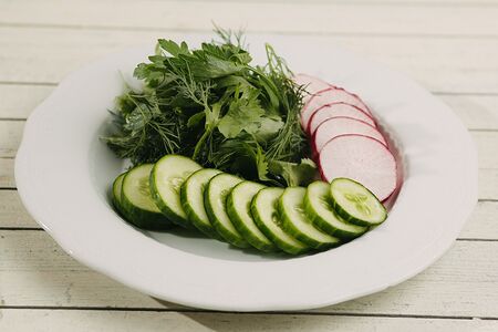 Свежие овощи