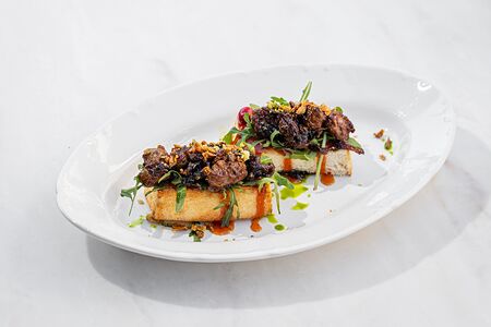 Бриошь с куриной печенью