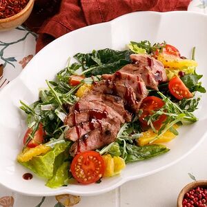 Салат с уткой и апельсинами