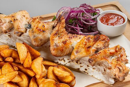 Куриные крылышки во фритюре 