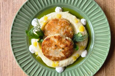 Щучьи котлеты с пюре