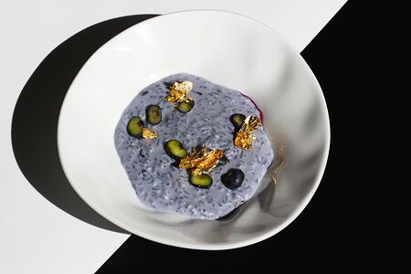 Черничная каша