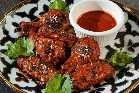 Крылышки на мангале