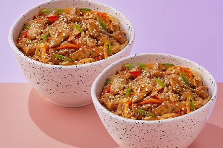 Рис с курицей терияки Х2