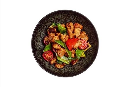 Курица в соусе Черный перец (300 гр)