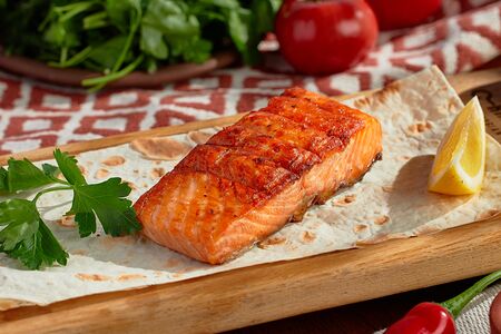 Форель на углях