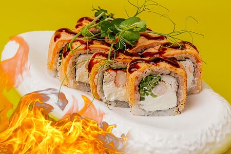 Ролл Опаленный лосось