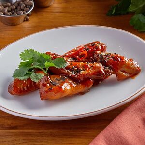 Куриные крылья в кисло-сладком соусе