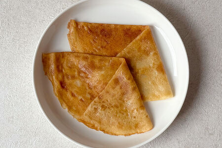 Блинчики на топлёном молоке