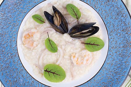 Ризотто с морепродуктами 