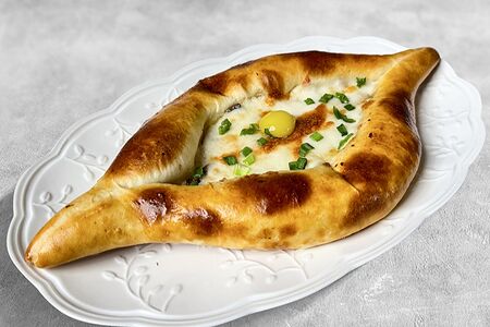 Хачапури с курицей и грибами