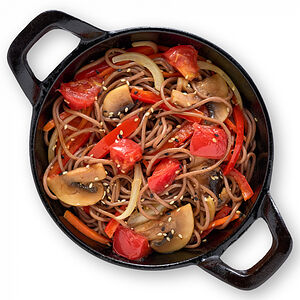 Соба с овощами