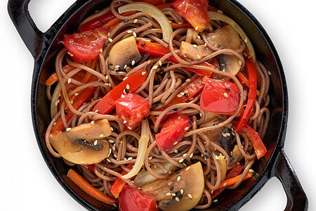 Соба с овощами