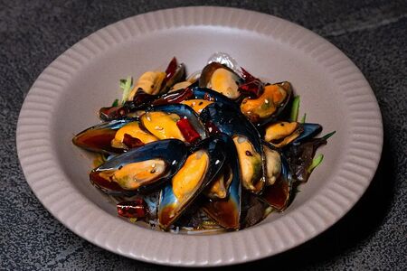 №207 Мидии под соусом Харбин