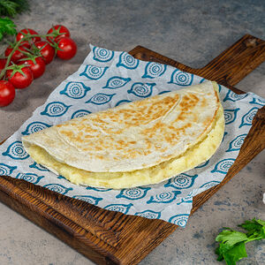 Кутаб с картофельным пюре