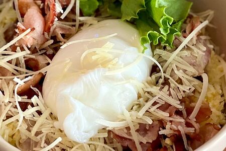 Пшенная каша с беконом