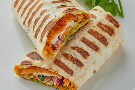 Тортилья-ролл с креветками