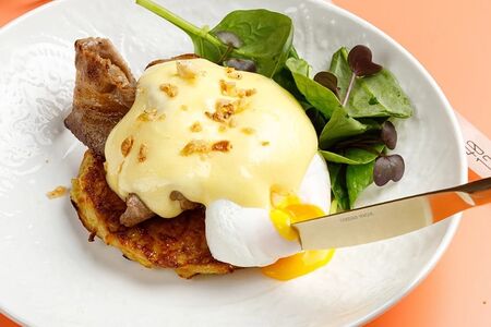 Фирменный драник с говяжьим беконом