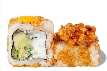 Запечённый с угрём и авокадо