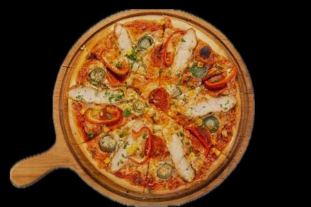 Пицца Куриная на тонком тесте