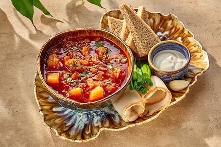 Борщ с говядиной