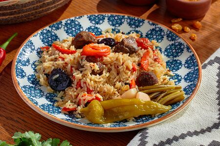 Плов с говядиной