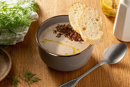 Суп-крем с шампиньонами