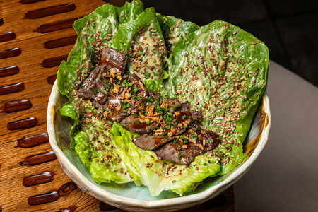 Романо с телятиной, имбирной мисо