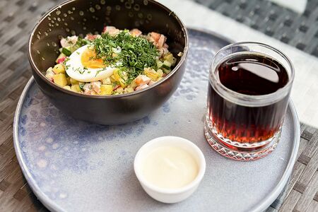 Окрошка на квасе