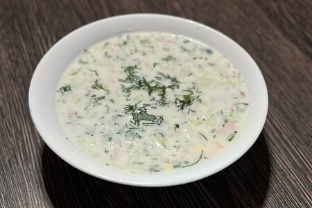 Окрошка на кефире