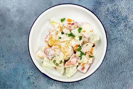 Салат Деревенский со сметаной