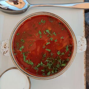 Борщ сибирский с говядиной