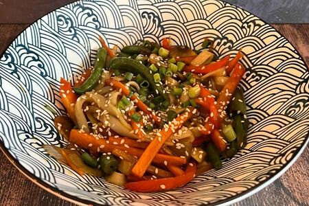 Удон с овощами