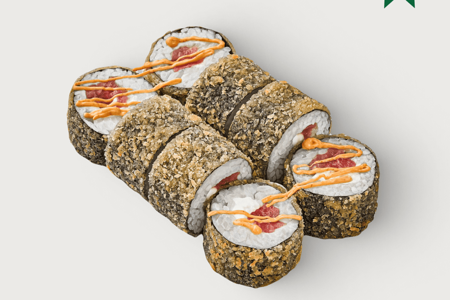 Жаренный мини ролл с тунцом Хит