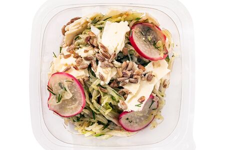 Салат овощной с брынзой