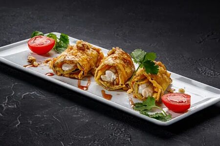 Рулеты из баклажанов