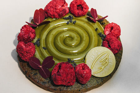 Печенье матча-черный кунжут