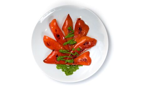 Перец сладкий на гриле